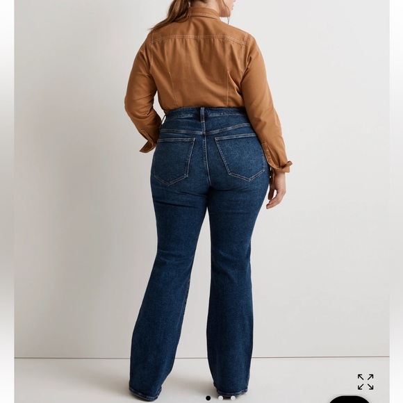 Madewell jeans Plus Skinny Flare Alvord Wash Instacozy Edition NN813 14W - Picture 8 of 13